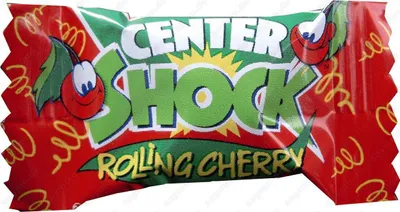 Image de Center Shock cerise 100 gommes à mâcher