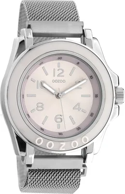 Produktbild von Oozoo Damen Metallarmband Uhr Timepieces silber Analog Quarzuhr UOC10739