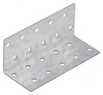 Obrázek produktu pro Montážní úhelník KM 14, rozměry 40x40x100 mm, pozinkovaný plech / balení: 1 kus