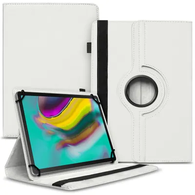 Produktbild von Tablet Hülle für Samsung Galaxy Tab S5e Tasche Schutzhülle Case Cover DrehbarFarben:Weiß