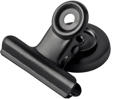 Image de Clips magnétiques puissants, 12 pièces, 50 mm, noir