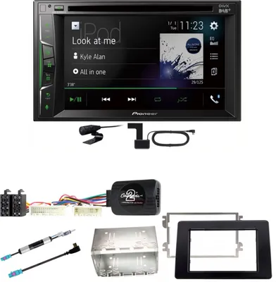 Produktbild von Pioneer AVH-A3200DAB USB DAB+ MP3 Autoradio Einbauset für Opel Movano ab 2019