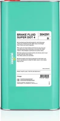 Produktbild von Motorex Bremsflüssigkeit DOT 4, 5 Liter 20 gelb - hohe Sicherheitsreserve für...