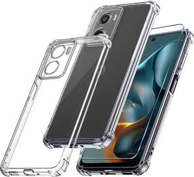 Productafbeelding van Beschermhoes voor Motorola Moto G05 | E15, type PANCERNE: siliconen hoes met flexibele randen, slank model + beschermend glas