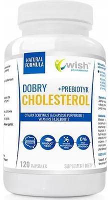 Productafbeelding van WISH Goede Cholesterol + Probiotica, 120 capsules.