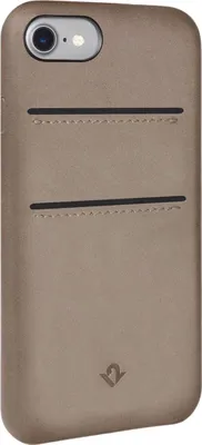 Image de Twelve South Clip en cuir relax avec poches pour Apple iPhone 8/7/6/6S Plus - warm taupe