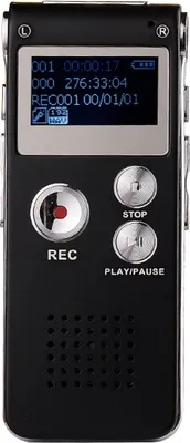 Produktbild von Digitaler Sprachrekorder, 8 GB, sprachaktivierter Rekorder mit Wiedergabe, Mini-Audiorecorder für Vorträge, Meetings, Interviews, tragbares Kassettendiktiergerät mit USB, MP3