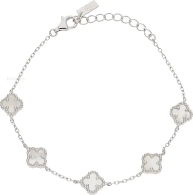 Produktbild von Mabina Damen Armband 925 Silber 534106 Perlmutt 19 cm