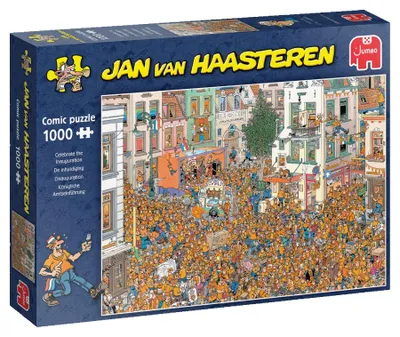 Produktbild von Jan van Haasteren Celebrate the Inauguration 1000 Teile Puzzle