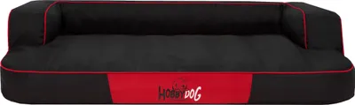 Immagine prodotto di Hobbydog letto per cani cuscino per animali domestici letto per gatti cestino per cani posto letto - Top Standard - 80 x 50 x 20 cm [dimensioni: L] - Nero