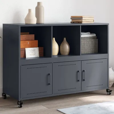Produktbild von vidaXL Sideboard Anthrazit 100,5x39x72 cm Stahl
