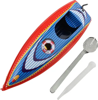 Produktbild von Blechspielzeug - Boot Cruise - Kerzenboot - Pop Pop Knatterboot aus Blech