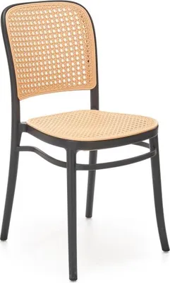 Produktbild von Halmar Esszimmerstuhl K483 - natur / schwarz