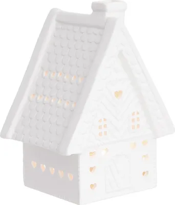 Produktbild von BUTLERS Teelichthaus WHITE CHRISTMAS Hütte