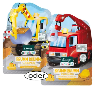 Obrázek produktu pro Kneipp Naturkind pěna do koupele Brumm Brumm Assorted Design 40ml