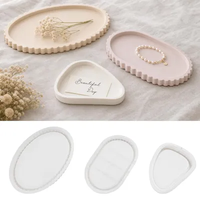 Image de 3 moules en silicone pour projets de bricolage