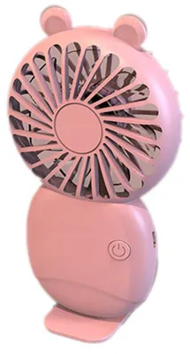 Produktbild von Elektrischer Reiseventilator, kleiner batteriebetriebener Ventilator mit 3 Geschwindigkeitsstufen, geeignet für Reisen