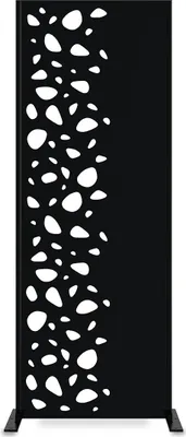 Produktbild von Dekorpaneel SUNNY schwarz H.160cm Muster links