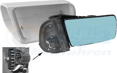 Produktbild von VAN WEZEL 3031810 Außenspiegel Seitenspiegel Rechts passend für MERCEDES-BENZ C-Klasse Limousine (W202) Konvex Beheizt