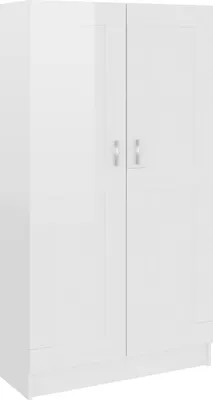 Immagine prodotto di vidaXL Libreria bianco lucido 82,5x30,5x150 cm in materiale derivato dal legno
