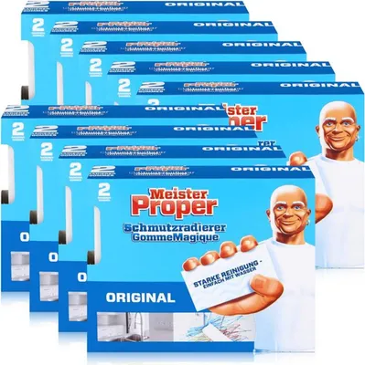 Produktbild von Mr.Proper Express Schmutzradierer 2 Radierer/Paket (9er Pack)