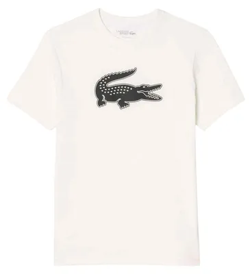 Image de Lacoste - T-shirt pour homme, séchage rapide, coupe classique GT16477 (S) (blanc)
