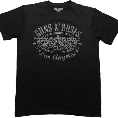 Immagine prodotto di Guns N' Roses | Maglietta ufficiale della band | Logo LA (Diamante), Media, Nero