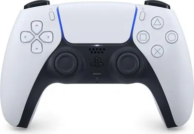 Imagen del producto de Controlador inalámbrico DualSense, color blanco, retroalimentación háptica inmersiva, gatillos adaptativos, micrófono integrado, compatible con PS5 y PC
