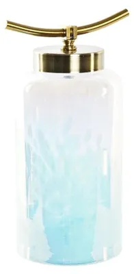 Image de Solidchoice - Vase en métal, bleu et or