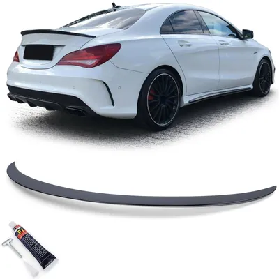 Produktbild von Heckspoiler Spoilerlippe Schwarz Glanz mit ABE für Mercedes CLA C117 2013-2019