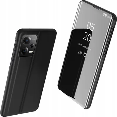 Obrázok produktu pre Clear View Case Case Cover pre Xiaomi Redmi Note 12 5G Black