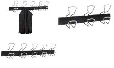 Produktbild von Alba PMPRO3M, Drinnen, Universalhaken, Schwarz, Silber, ABS, Stahl, Schraube, 10 kg