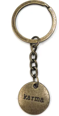 Obrázek produktu pro Onwomania Přívěsek na klíče Karma Bronze Metal Pendant Charm