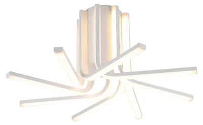 Produktbild von LED Deckenleuchte, Design, Metall, weiß, D 49 cm