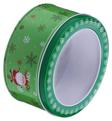 Produktbild von Kleine wiederverwendbare Geschenkboxen als Keksdose für Weihnachten mit Sichtfenster