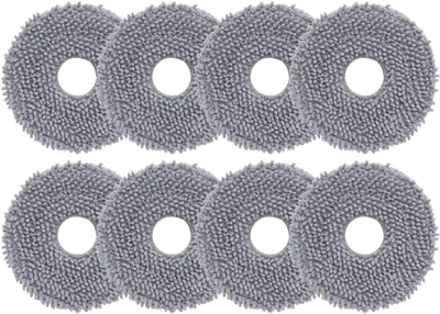 Produktbild von 8 Stück Wischpads Wischtücher Mop Zubehör für Roborock Q Revo/Qrevo MaxV/Qrevo Master/Qrevo Slim/Qrevo Pro/Qrevo S/Qrevo Curv/QV 35S/QV 35A Roboterstaubsauger Ersatzteil