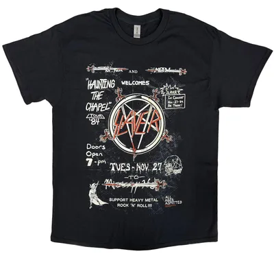 Produktbild von Slayer Haunting 84 Flier Black XL T-Shirt