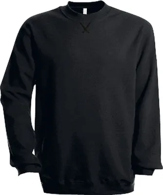 Produktbild von Kariban Herren Pullover / Sweater mit Rundhalsausschnitt PC2537 (XL) (Schwarz)