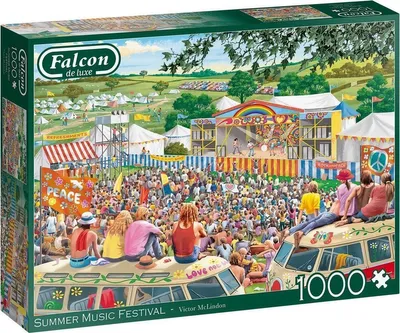 Immagine prodotto di Jumbo Games Jumbo Falcon Summer Music Festival Puzzle da 1000 pezzi (11304)