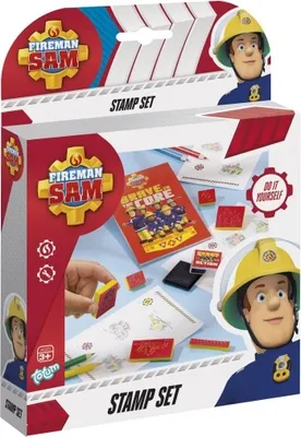Produktbild von Totum Fireman Sam Stamp Set, Stempel-Set für Kinder, 3 Jahr(e), Mehrfarbig