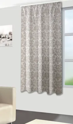 Produktbild von Fertigschal Jasmin taupe BxH 140x175cm