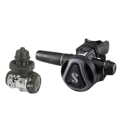 Produktbild von Scubapro Mk11 Evo Din C370 Tauchregler-set Silber Silber One Size