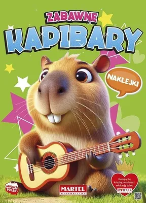 Obrázok produktu pre Zabawne kapibary z naklejkami - Katarzyna Salamon