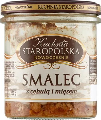 Obrázek produktu pro Smalec ze Smażoną Cebulą i Mięsem Kuchenny 260 g