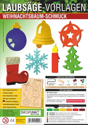 Produktbild von Laubsägevorlage Weihnachtsbaumschmuck