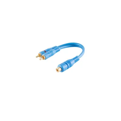 Produktbild von shiverpeaks BS40053 Audio-Kabel 0,2 m RCA 2 x RCA Blau (BS40053)