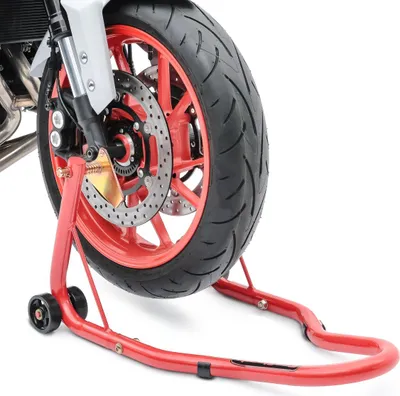 Image de - Support de montage pour moto avant Classic Front Rouge Cric pour moto V