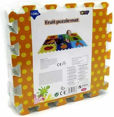 Produktbild von ARTYK 803933 Puzzle piankowe 9 el. Owoce 30x30 cm