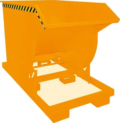 Produktbild von BAUER Kippbehälter m. Abrollmechanismus - 1.000 l - 3.000 kg - gelborange