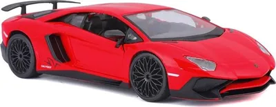 Zdjęcie produktu dla BBURAGO Lamborghini Aventador SV Coupé, Model super pojazdu, Wstępnie zmontowany, 1:24, Lamborghini Aventador SV Coupé, Każda płeć, Metal, Plastik